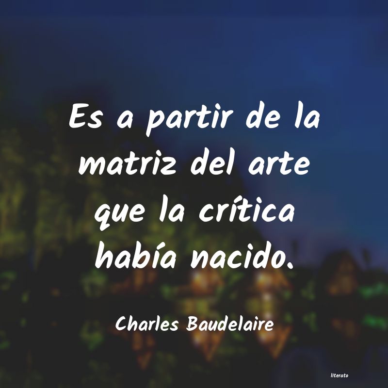 frases de Charles Baudelaire