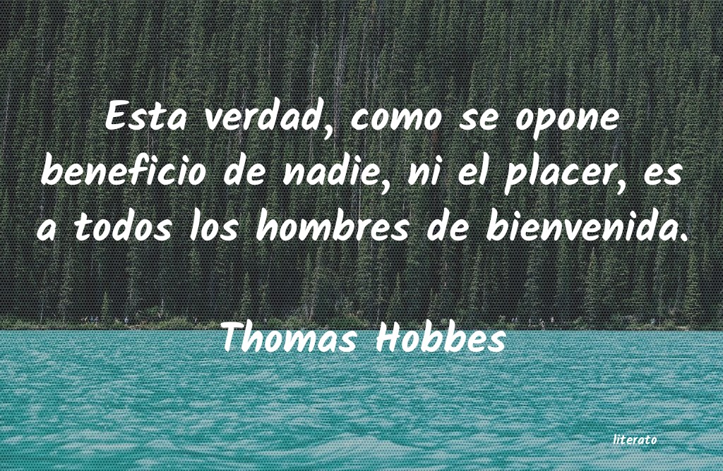 Frases de Thomas Hobbes