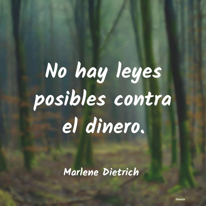 frases de Marlene Dietrich