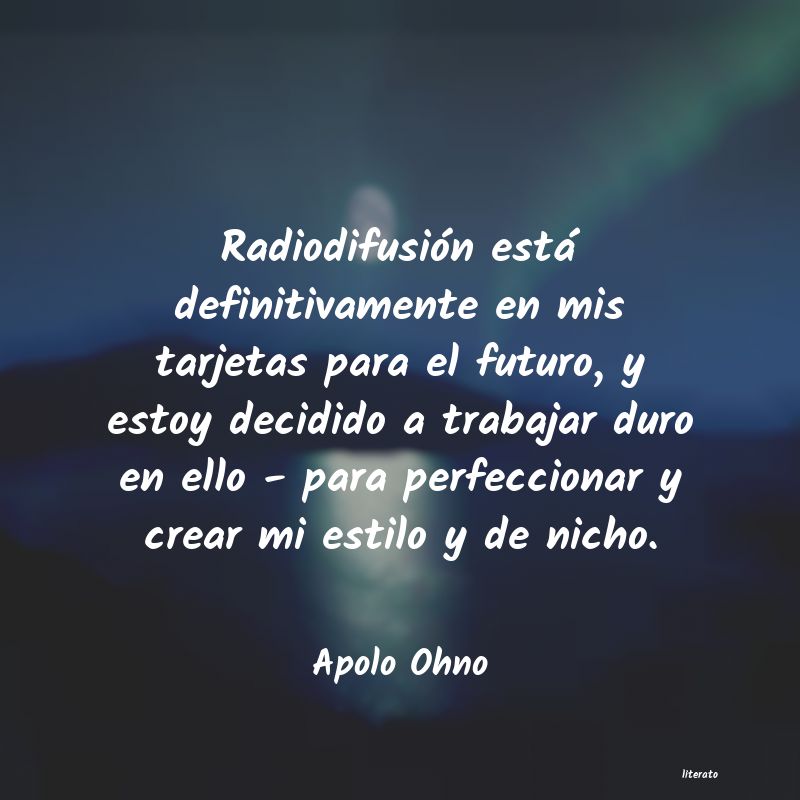 Frases de Apolo Ohno