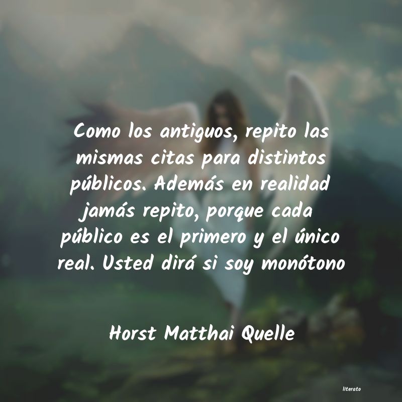 Frases de Horst Matthai Quelle