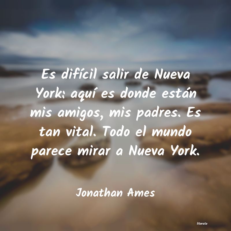 Frases de Jonathan Ames