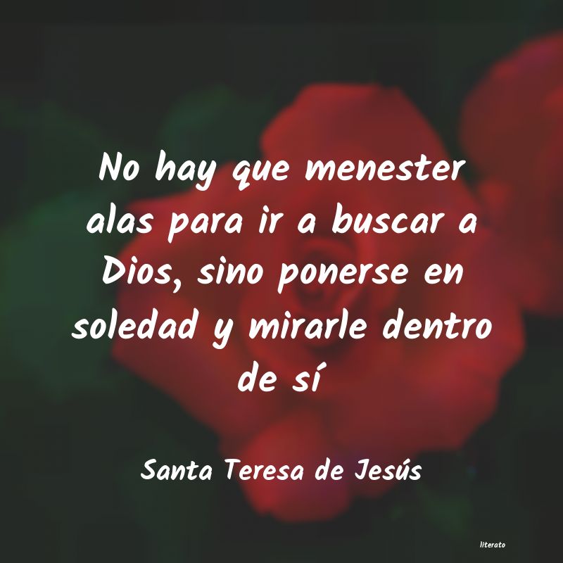 frases de Santa Teresa de Jesús