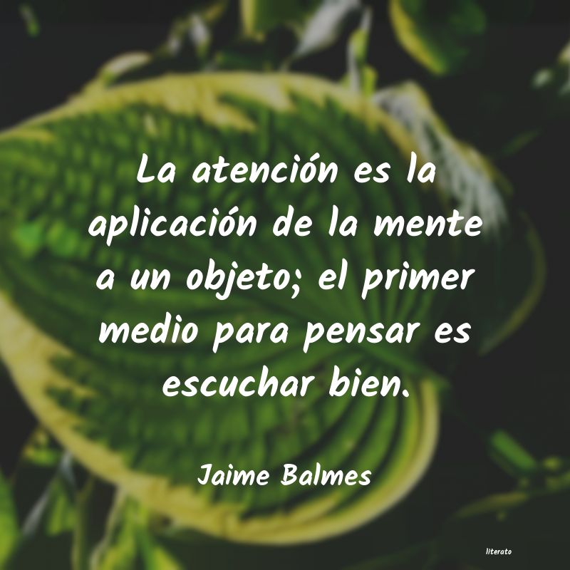 frases de Jaime Balmes