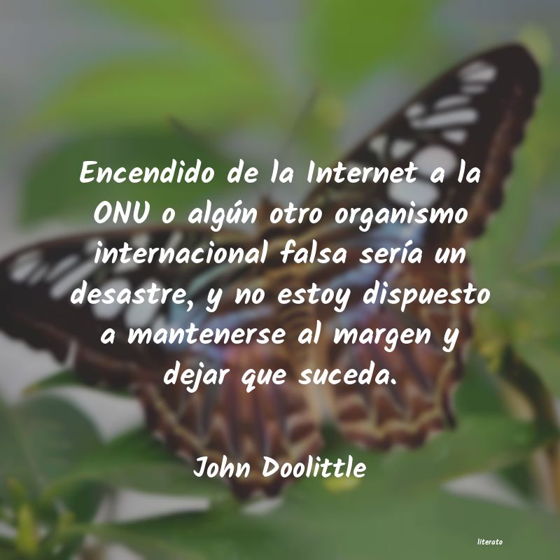 frases de John Doolittle
