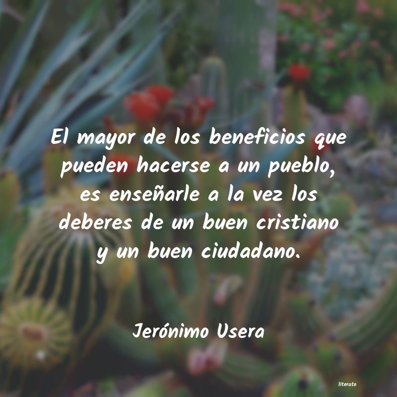 Frases de Jerónimo Usera