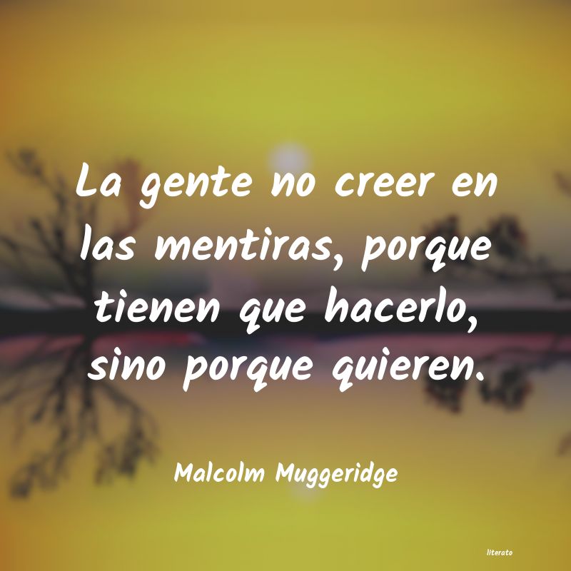 Frases de Malcolm Muggeridge