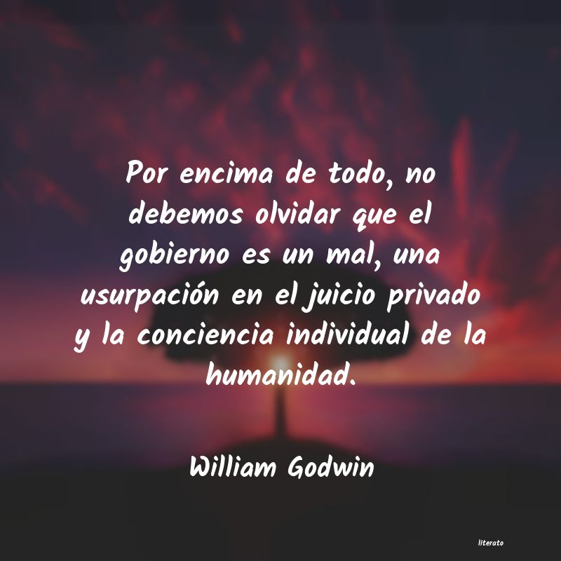frases de William Godwin