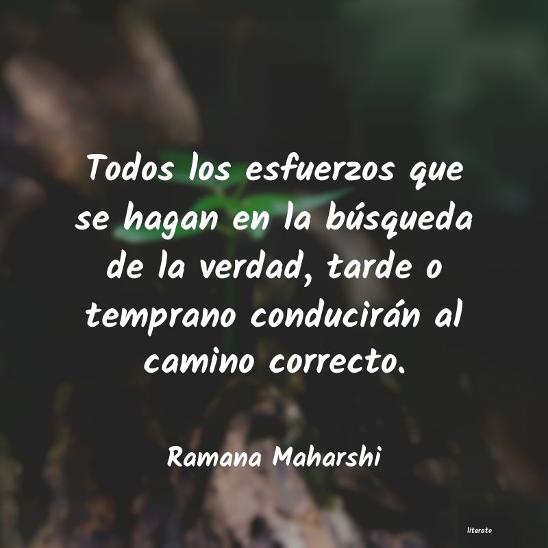 Frases de Ramana Maharshi