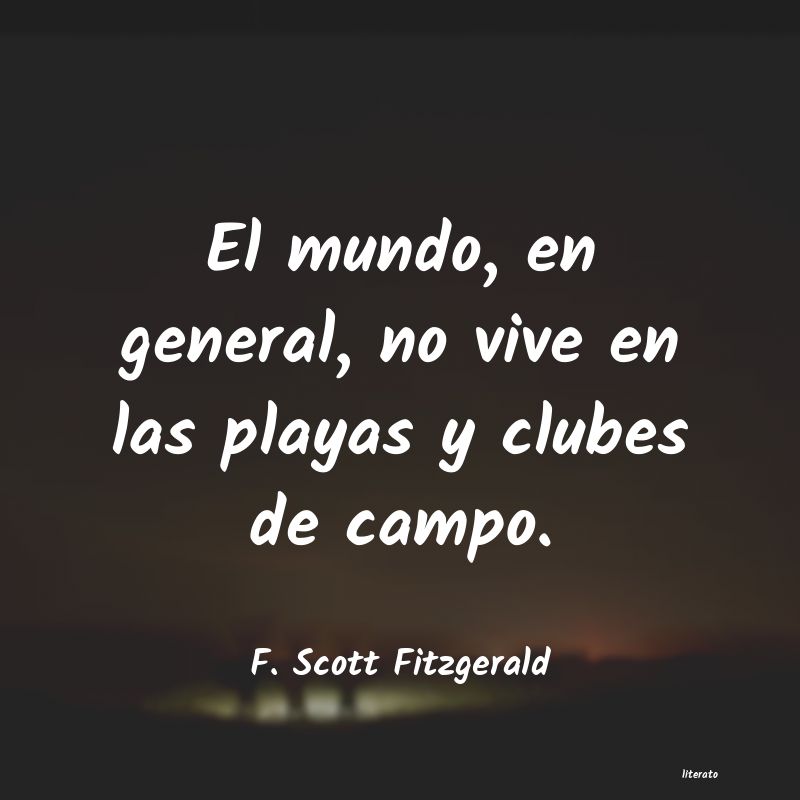 Frases de F. Scott Fitzgerald