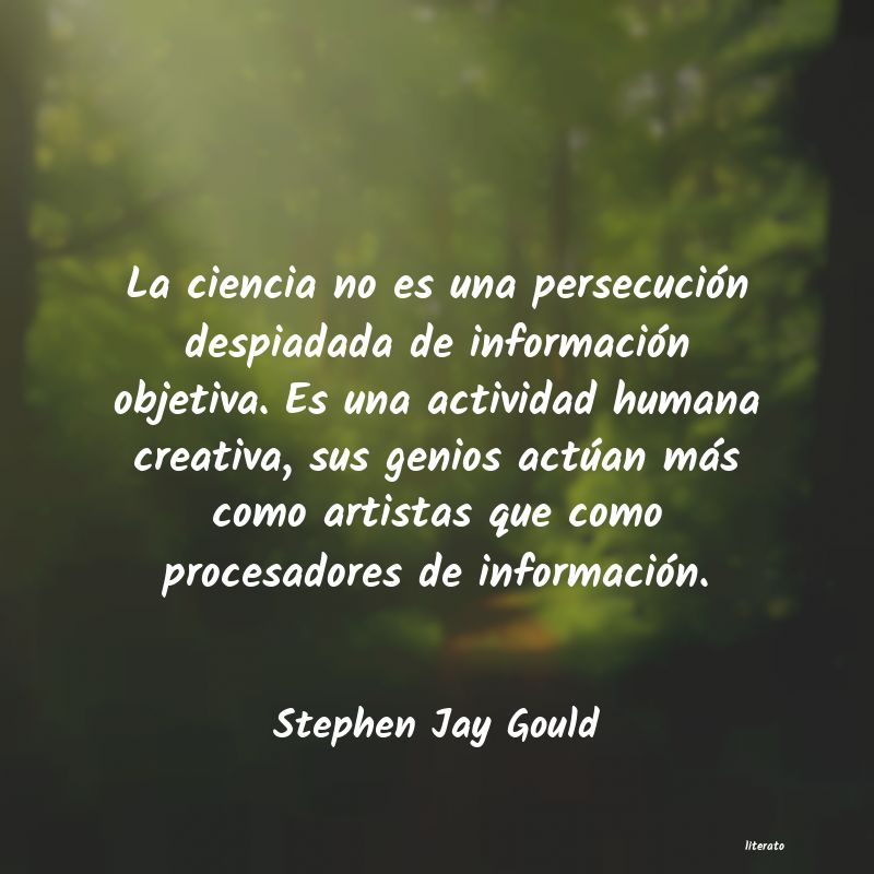 frases de Stephen Jay Gould