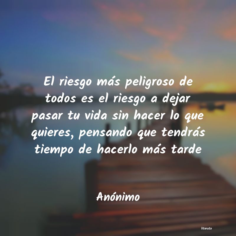 lo nuestro es pasar
