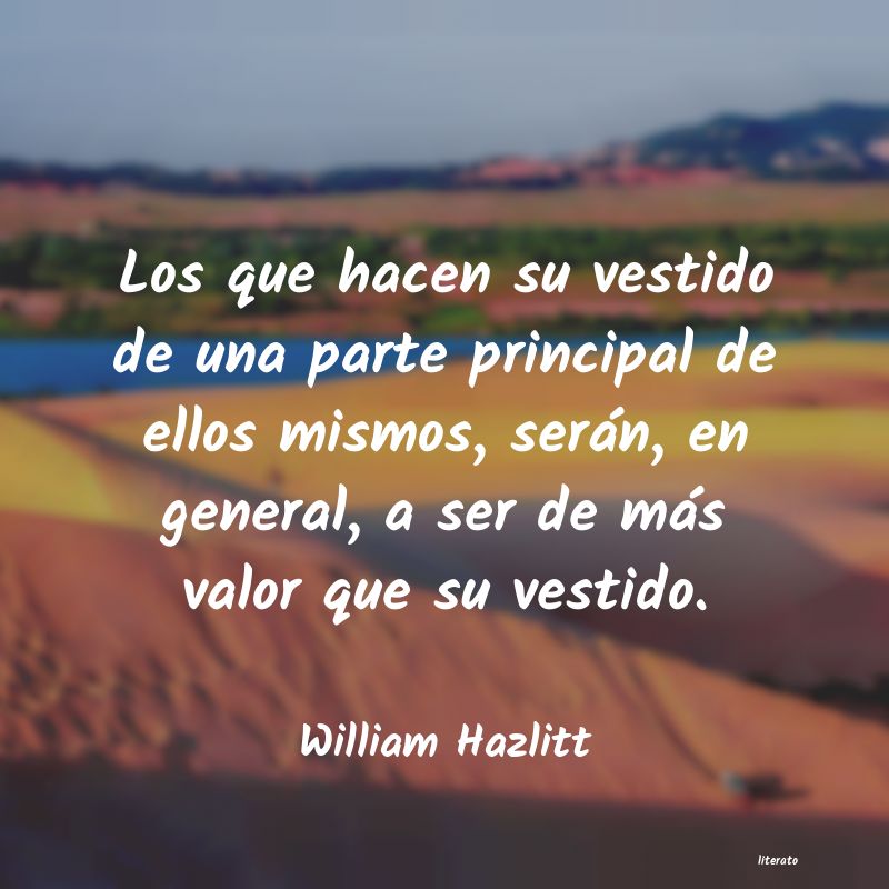 Frases de William Hazlitt