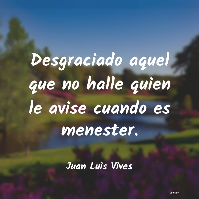 frases de Juan Luis Vives