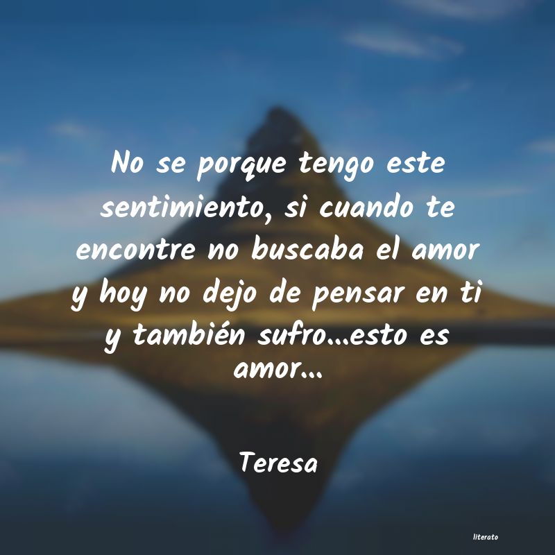 frases de Teresa