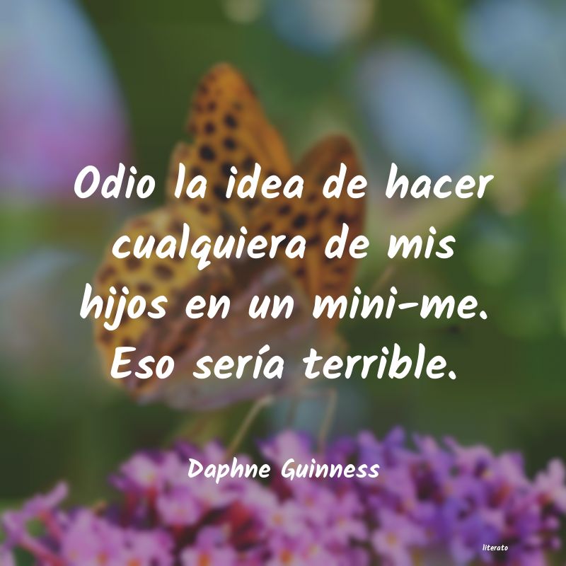 frases de Daphne Guinness