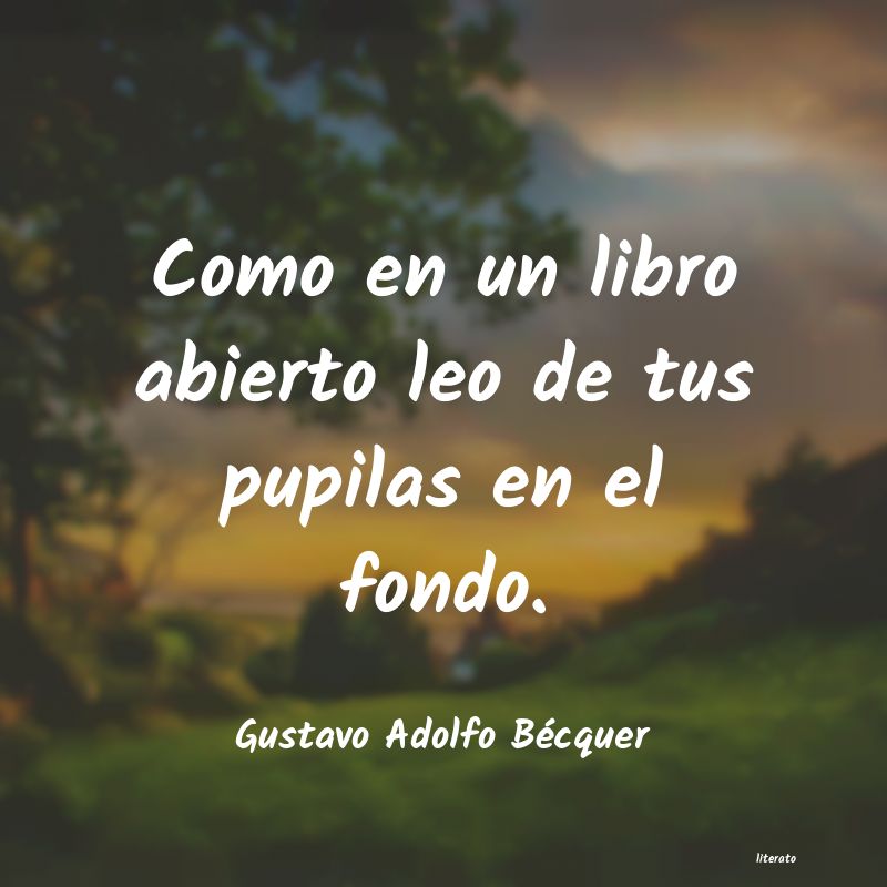 Frases de Gustavo Adolfo Bécquer