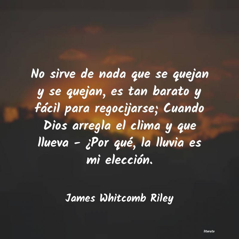 frases de James Whitcomb Riley