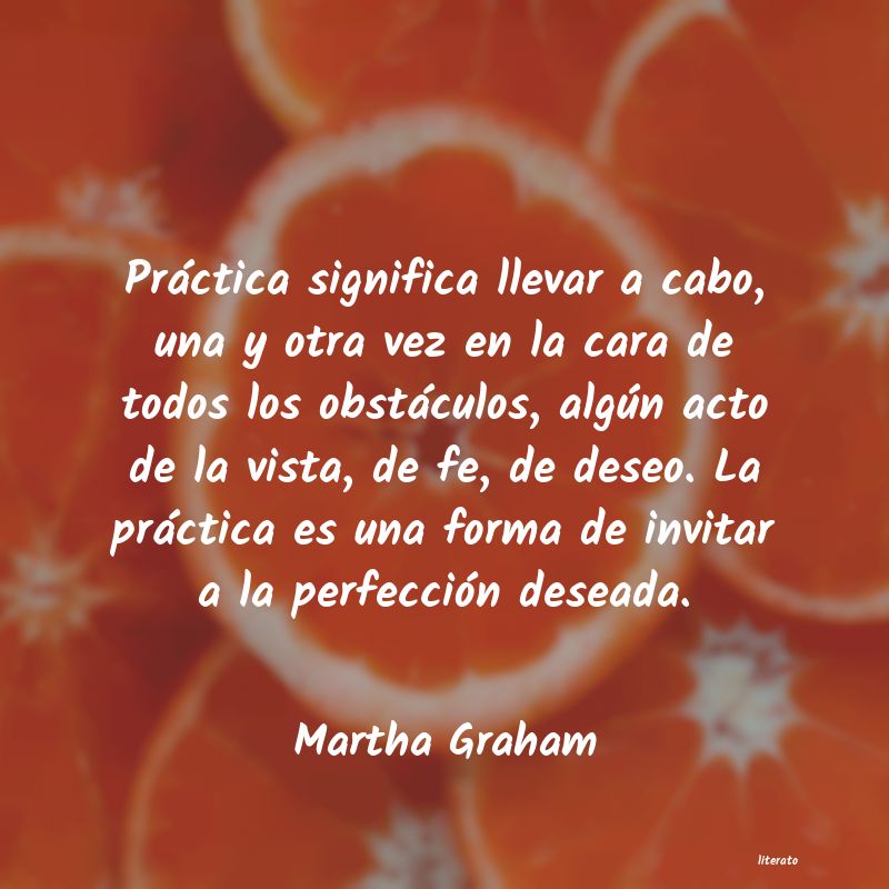 frases de Martha Graham