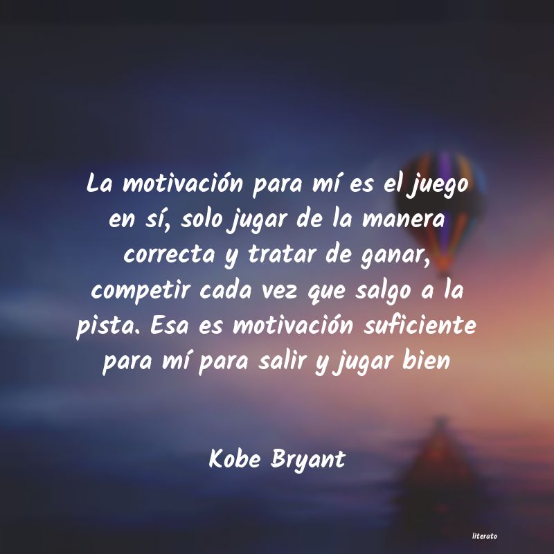 frases de Kobe Bryant