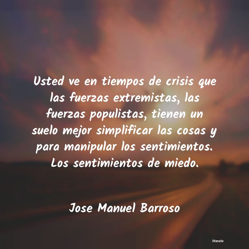 Frases de Jose Manuel Barroso