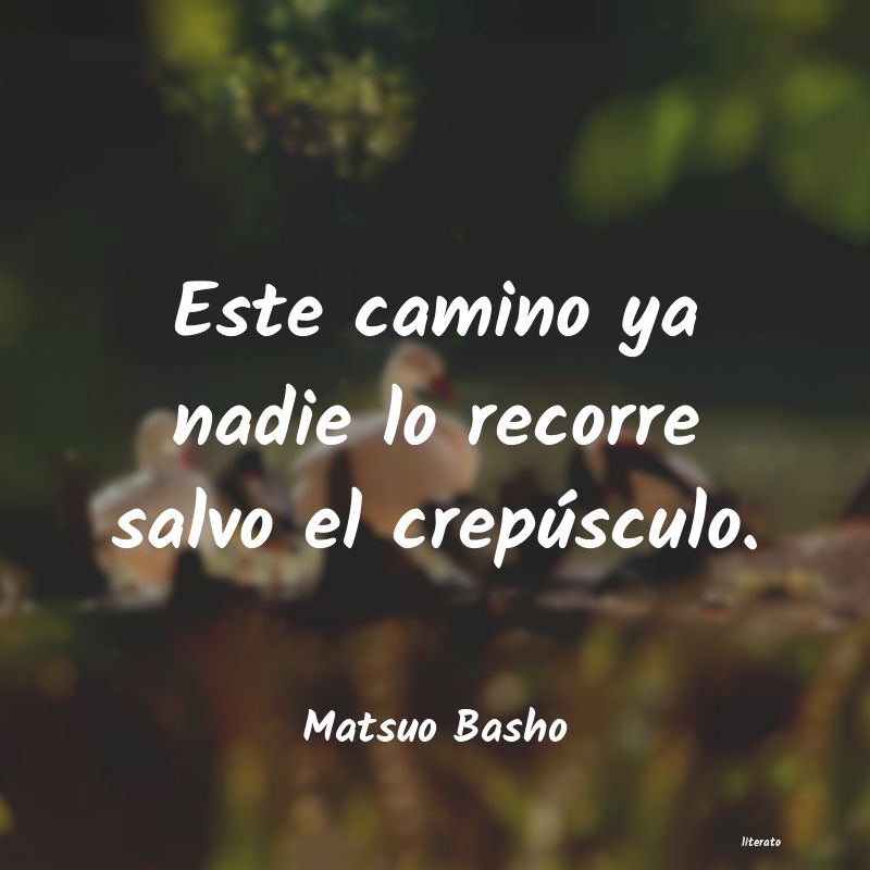 Frases de Matsuo Basho