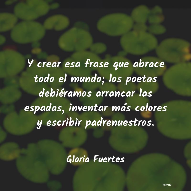 Frases de Gloria Fuertes