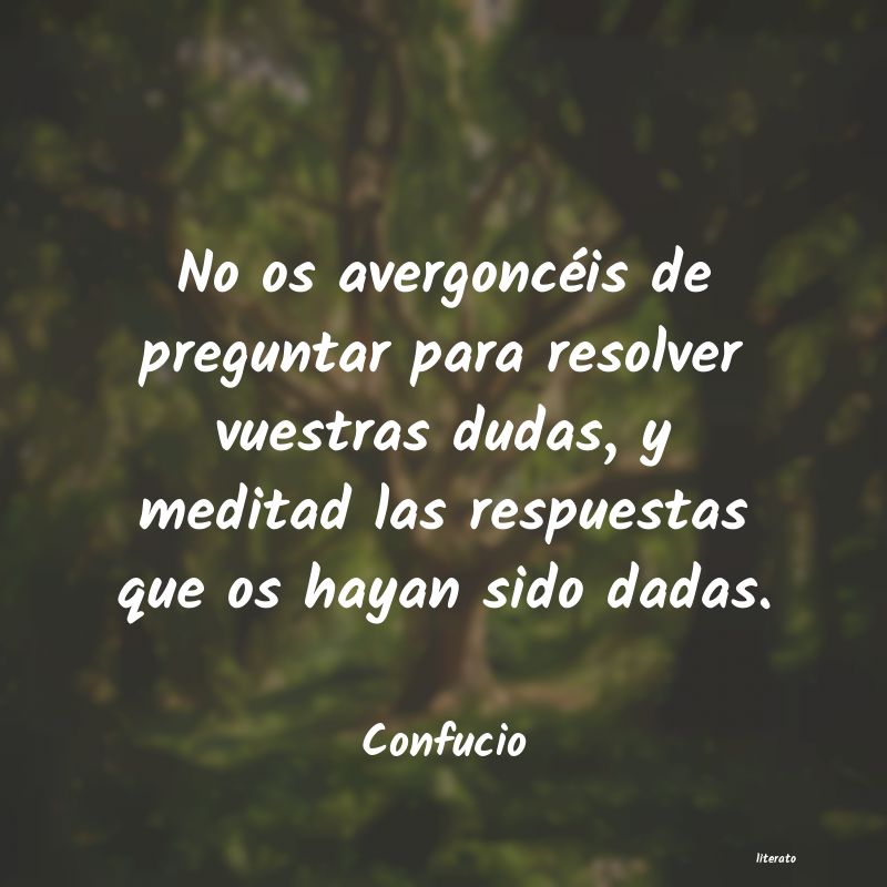 frases de Confucio