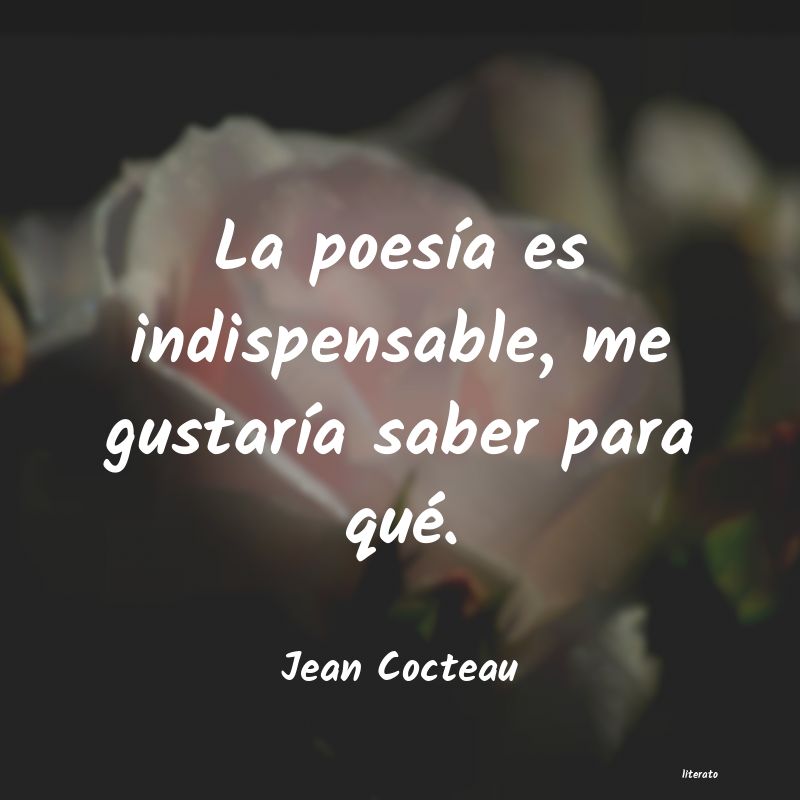 Frases de Jean Cocteau