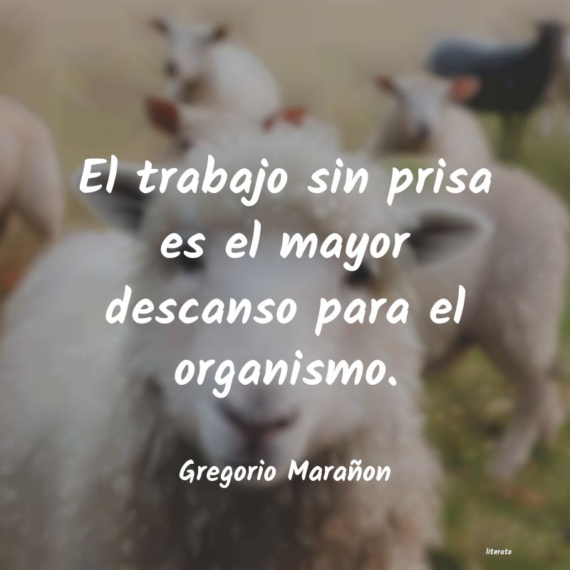 Frases de Gregorio Marañon