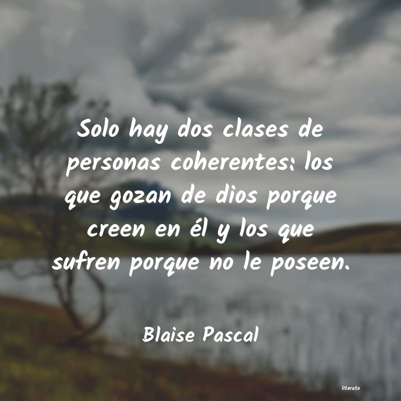 el descuido de blas pascal