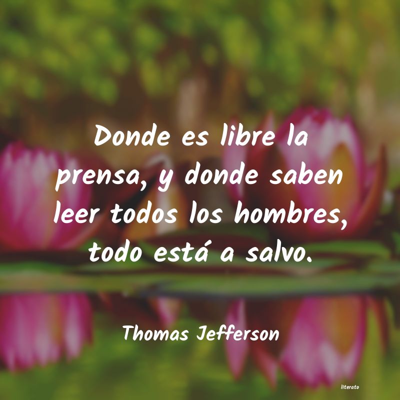 Frases de Thomas Jefferson