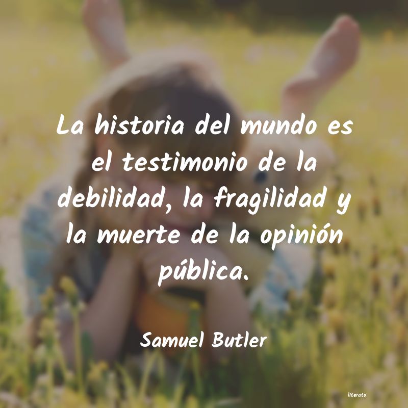 Frases de Samuel Butler