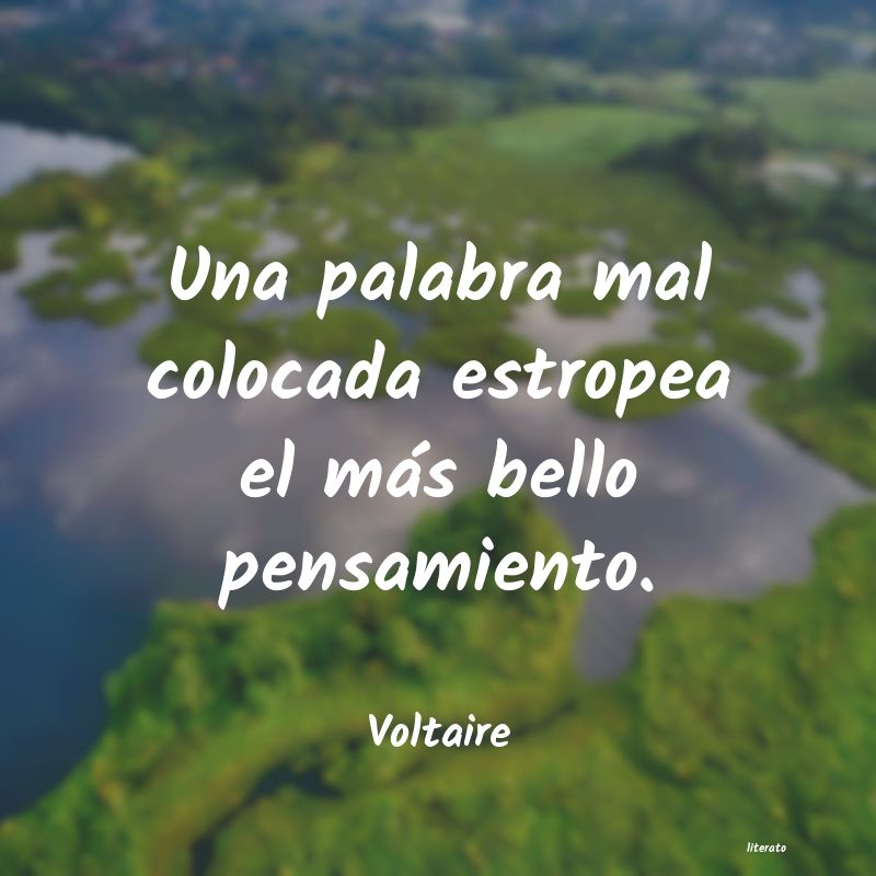 frases de Voltaire
