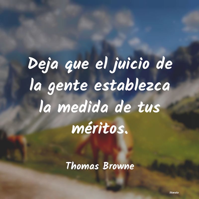 Frases de Thomas Browne