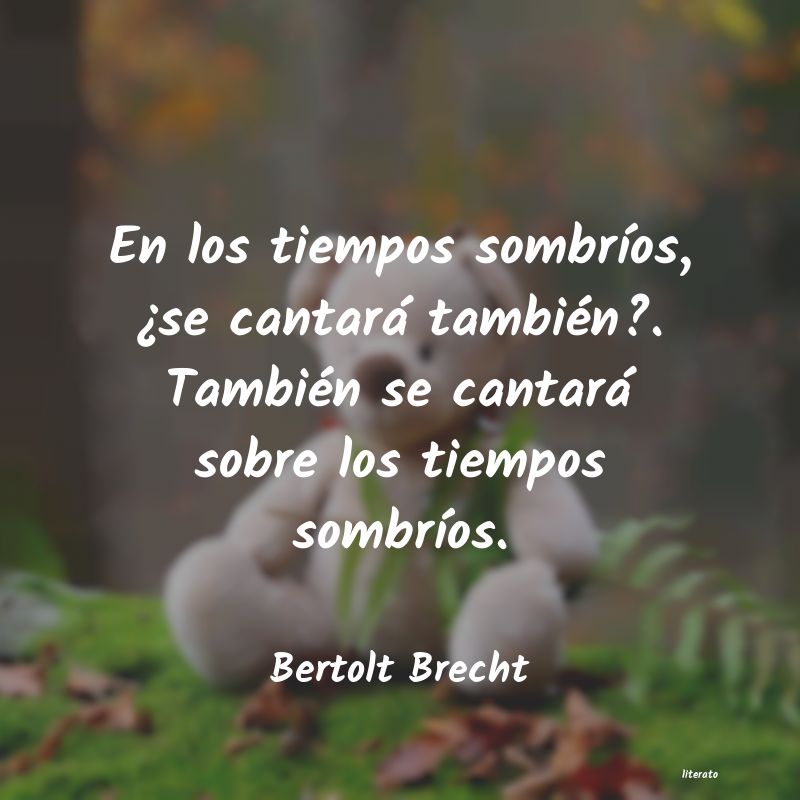 frases de Bertolt Brecht