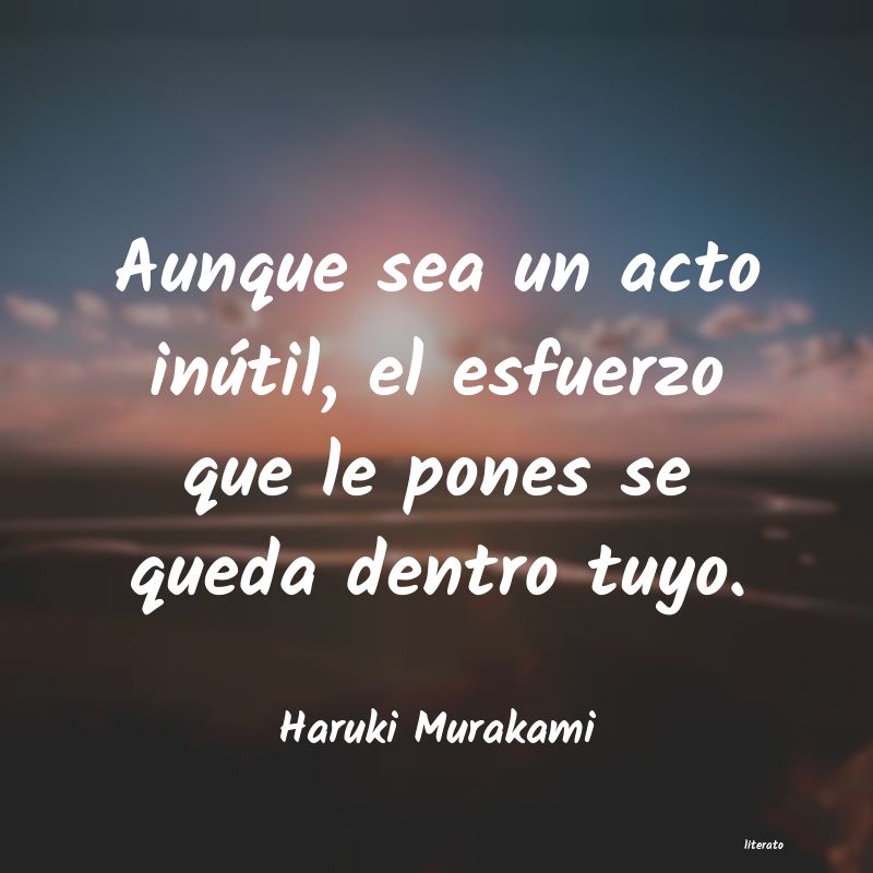 frases de Haruki Murakami