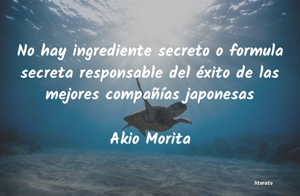 frases de Akio Morita