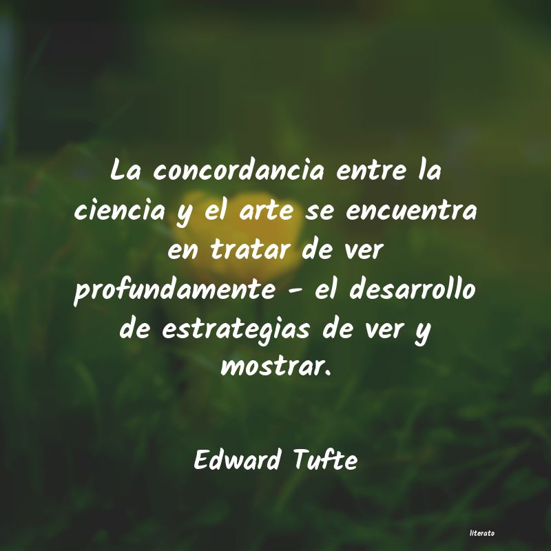 frases de Edward Tufte