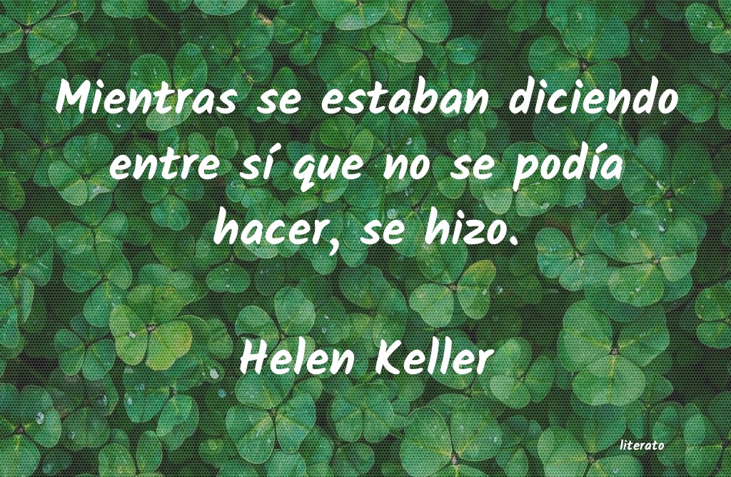 Frases de Helen Keller