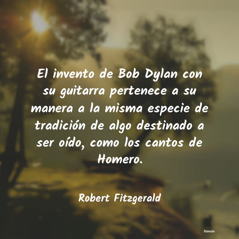 Frases de Robert Fitzgerald