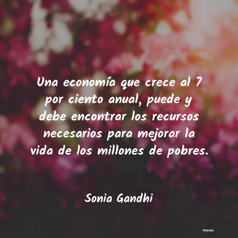 Frases de Sonia Gandhi