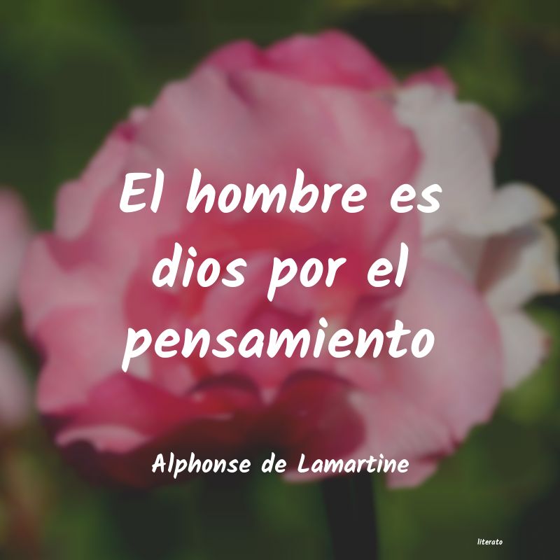 Frases de Alphonse de Lamartine