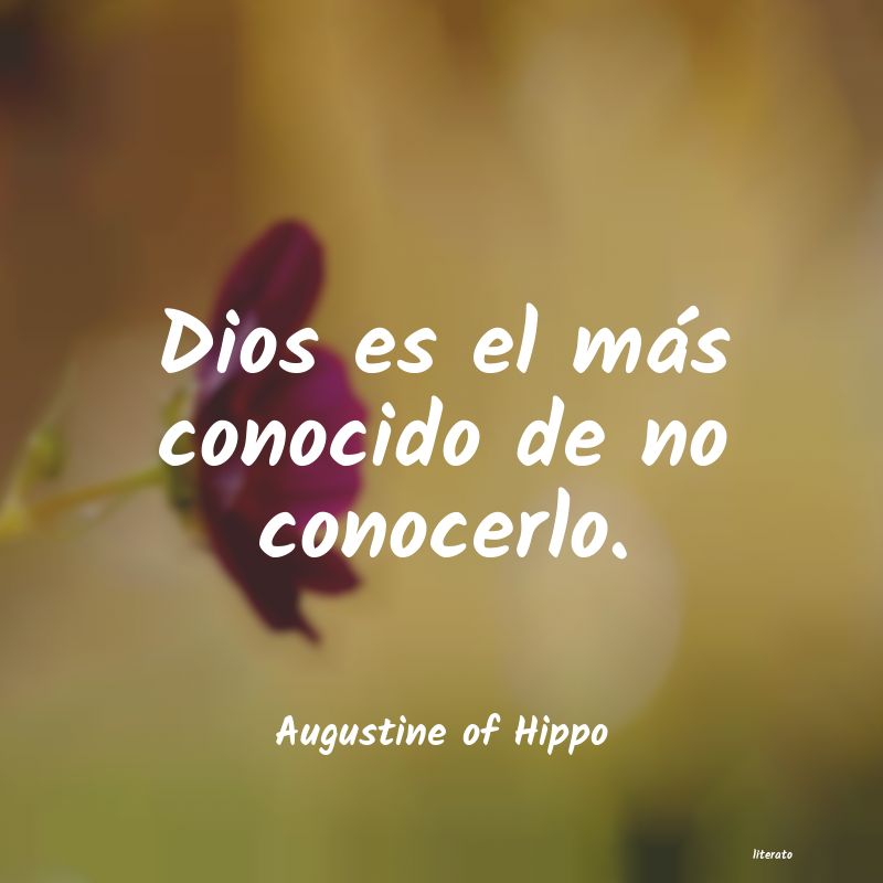 Frases de Augustine of Hippo