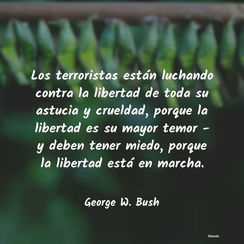 Frases de George W. Bush