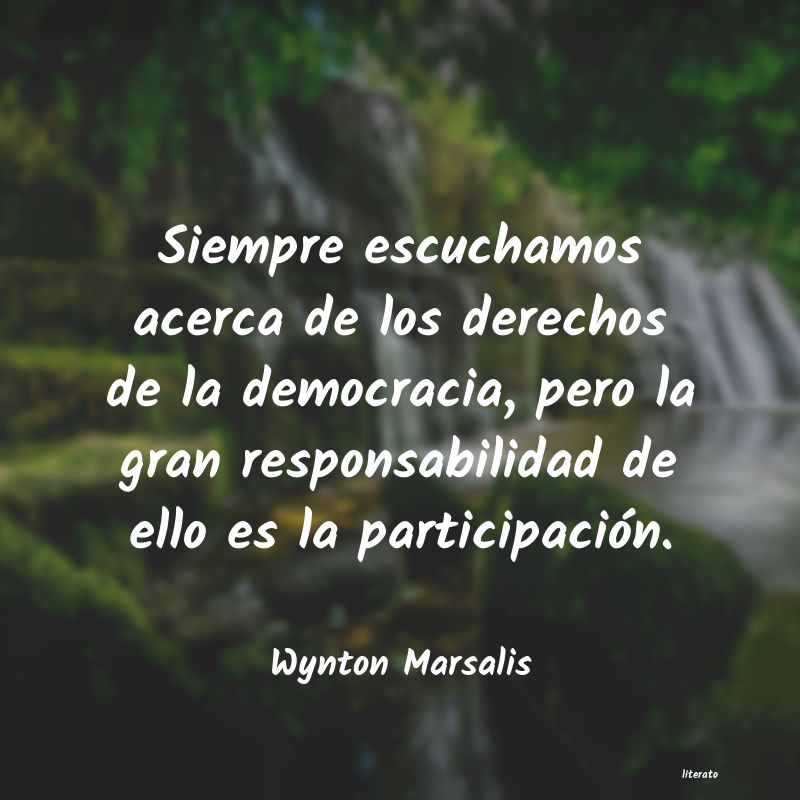 Frases de Wynton Marsalis