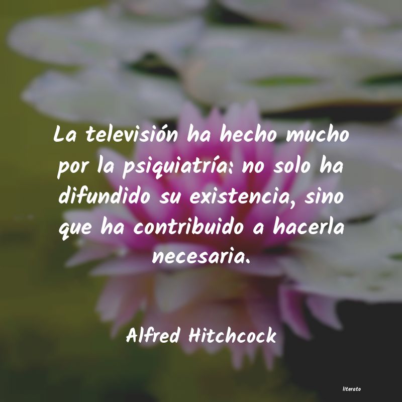 Frases de Alfred Hitchcock