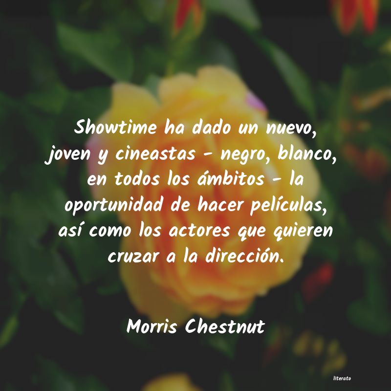 frases de Morris Chestnut