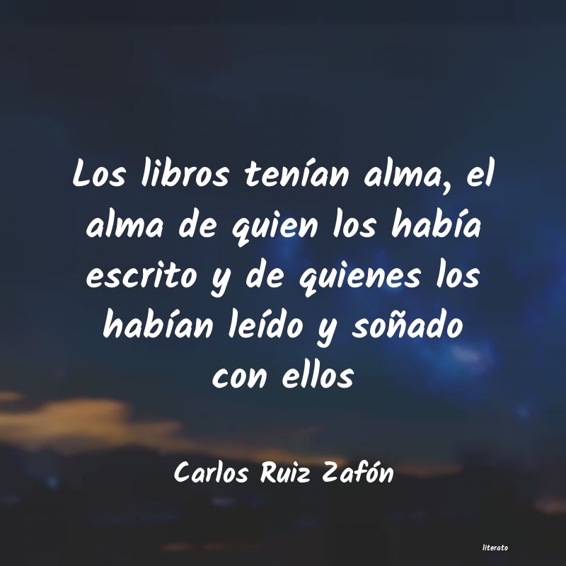 Frases de Carlos Ruiz Zafón