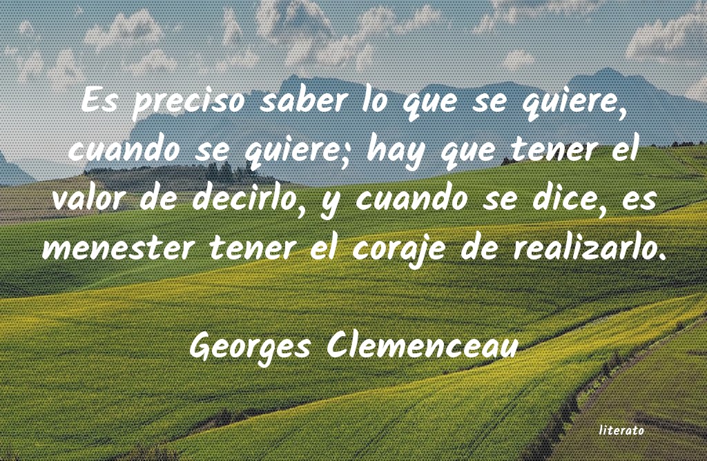 frases de Georges Clemenceau